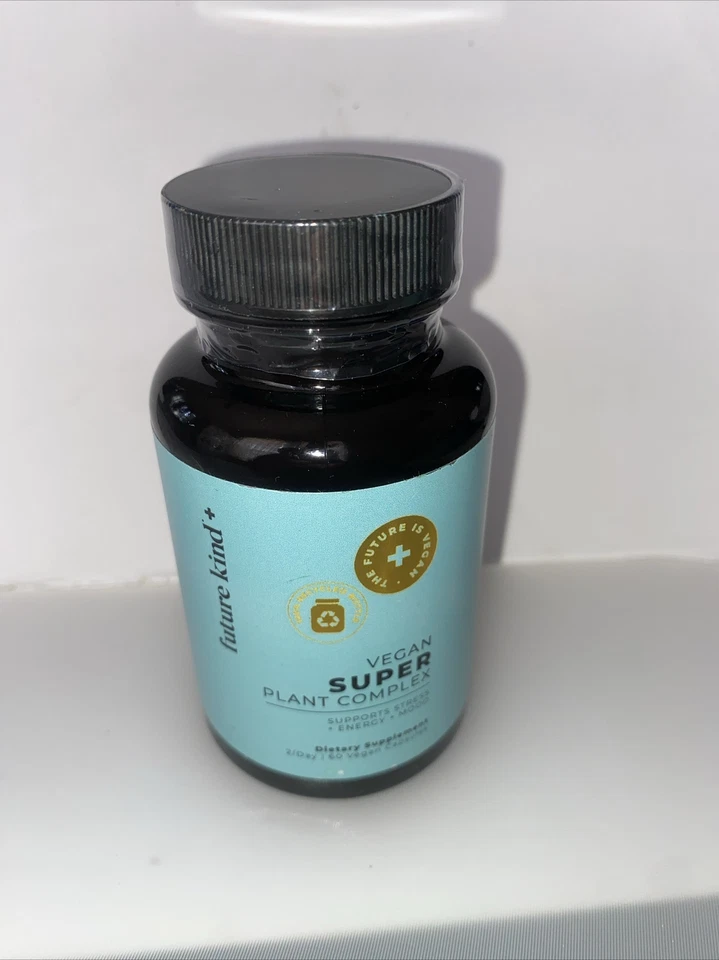 Future Kind Vegan Super Plant Comple Veg Capsules X2 Stress Mood GINESNG