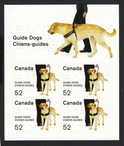 GUIDE DOGS = Descriptive Back Page of 4 from BK MNH Canada 2008 #2266 - Picture 1 of 2