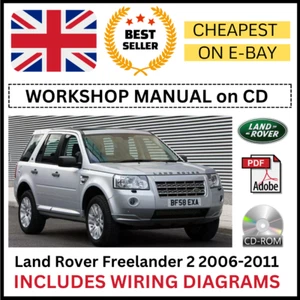 Land Rover Freelander 2 2006-2011 Workshop Manual Service + Wiring Diagrams CD - Picture 1 of 8