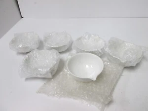 Lot of 6 Porcelain Evaporating Basins, Capacity: 120mL 4.05 oz, Diameter: 94mm - Bild 1 von 4
