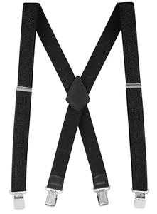 Tirantes texturizados de moda Buyless para hombre - 48 correas ajustables 1 1/2 - X espalda - Imagen 1 de 77