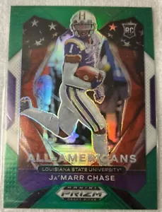 2021 Panini P rizm Draft All American. Green Ja Marr Chase - Picture 1 of 2