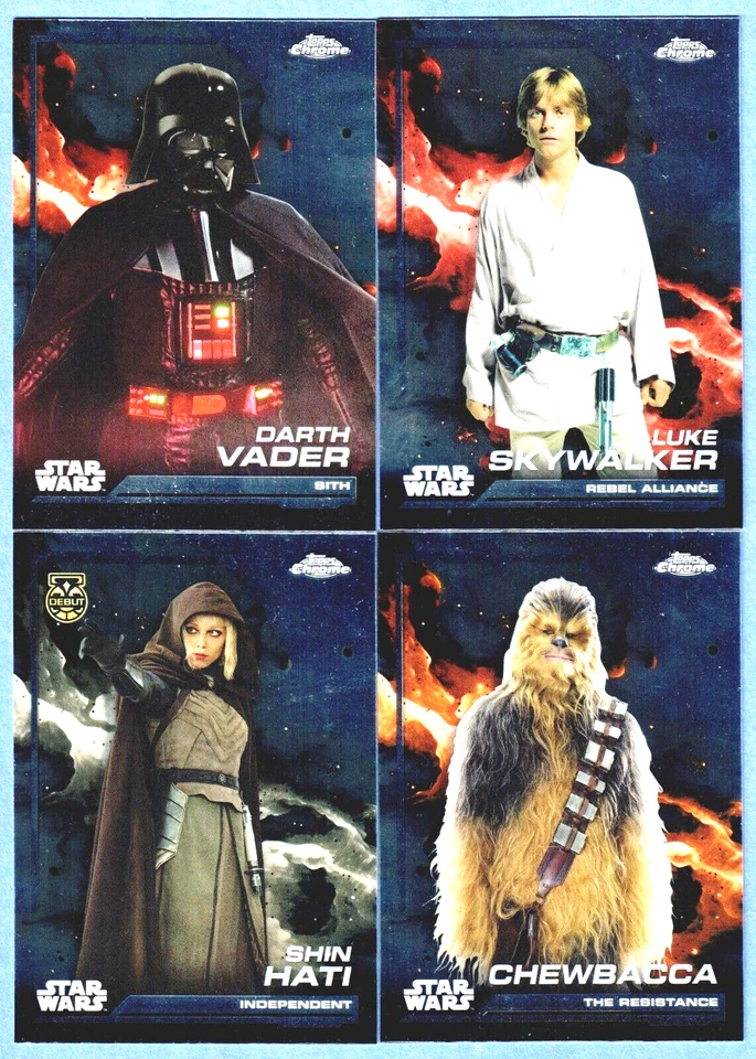 2024 Topps Chrome Star Wars Complete Set ~ 150 Cards ~ No Inserts ~ QTY - Image 1 of 1
