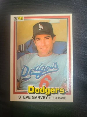 Steve Garvey 1981 Donruss #56 Los Angeles Dodgers HOF  - Image 1 of 2