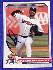 Detroit Tigers NIVALDO RODRIGUEZ Signed 2022 Toledo Mud Hens Card - Picture 1 of 1