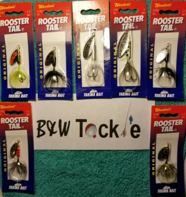 Worden's ORIGINAL ROOSTER TAIL Various sizes and colors Free Shipping - Image 1 of 2