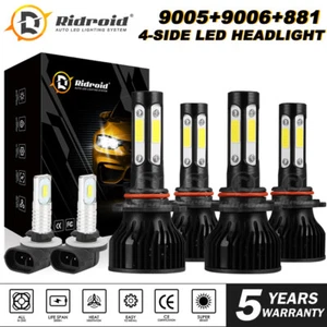 Faros antiniebla LED para Freightliner Columbia 2005-2017 9005 9006 881 - Imagen 1 de 12