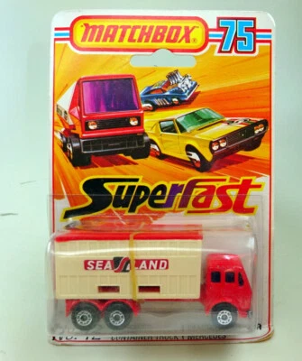 Matchbox Superfast Nr. 42C Mercedes Benz Container Truck "Sealand" top Blister - Bild 1 von 4