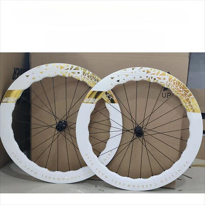 700C 6560 Carbon-Rennrad-Laufradsatz Centerlock-Scheibenbremse Nabe Tubeless - Bild 1 von 4