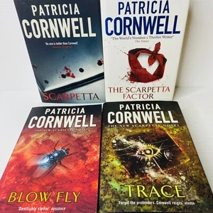 4 x Patricia Cornwell Books Scarpetta, Scarpetta Factor, Blow Fly, Trace Bundle - Picture 1 of 9