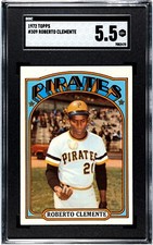 1972 TOPPS #309 ROBERTO CLEMENTE SGC 5.5 7082475 