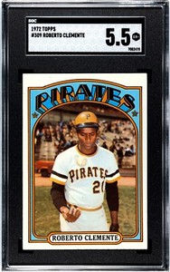 1972 TOPPS #309 ROBERTO CLEMENTE SGC 5.5 7082475 
