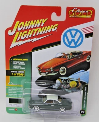 Johnny Lightning Classic Gold: 1964 VW Karmann Ghia LTD EDT 1:64 2017 - Image 1 of 3