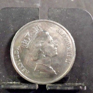 CIRCULATED 1986 25 CENTS BERMUDA COIN (42818)1..... - Picture 1 of 3