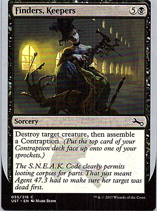 Finders, Keepers Magic The Gathering Unstable Card Near Mint 4x x4 - Image 1 of 1