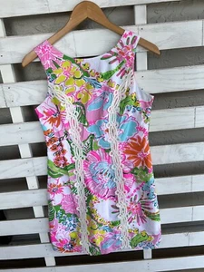 Lilly Pulitzer Nosey Posey 20th Anniversary Dress Girls / Womens L (10/12) - Picture 1 of 11