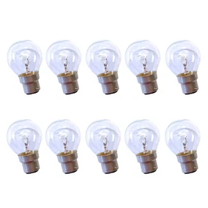 10 lampadine a sfera a goccia 60 W B22d chiare 230 V lampadina P45 bianco caldo dimmerabile - Foto 1 di 3