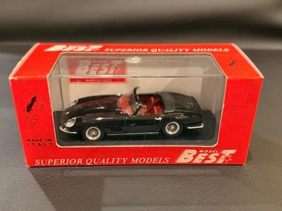 Modelo Best 1/43 Ferrari 275 Gtb/4 Spyder 1965 Route A Nero Negro 9005/2 ITALIA Foto 1 de 4