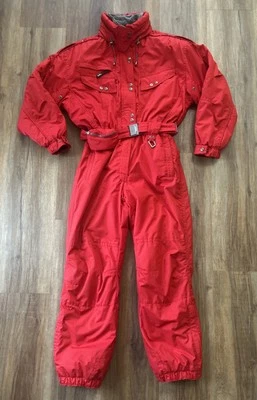 Vintage 80s 90s Killy Mountain Red Ski Snow Suit One Piece - Image 1 of 4