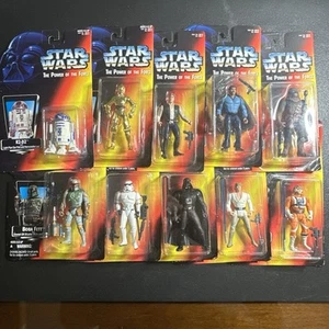 10 figuras de Star Wars (tarjeta roja 1994) versión Kenner/Hasbro EE. UU. - Imagen 1 de 22