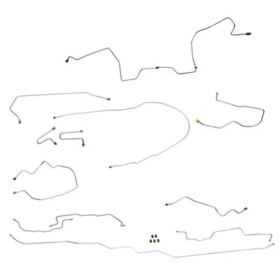 1995-99 Chevrolet Tahoe GMC Yukon 2 or 4 Door Complete Brake Line Kit Stainless - Image 1 of 4