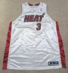 Reebok Miami Heat Trikot Dwyane Wade #3 Home weiß Größe 56 - Bild 1 von 7