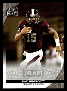 Dak Prescott 2016 Leaf Draft Rookie Card #19 Mississippi State Bulldogs - Picture 1 of 2