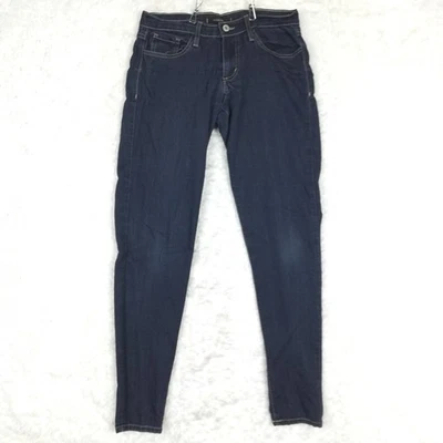 Flying Monkey Womens Jeans Skinny Blue Denim Dark Wash Low Rise Stretch 28 - Image 1 of 4