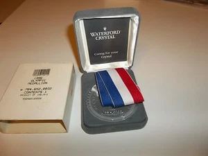 WATERFORD CRYSTAL 1996 ATLANTA OLYMPIC MEDALLION IRELAND NEW IN BOX W784.652.002 - Picture 1 of 1