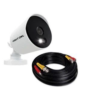 Night Owl CM-DP2L-B-V3 1080p Wired Camera with Spotlight + 60ft BNC Cable - Picture 1 of 4