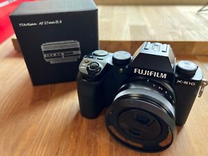 Fujifilm X-S10 26.1MP w/ TTArtisans 27mm f2.8 and More!  LOW SHUTTER COUNT!!