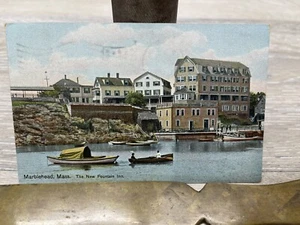 Marblehead, MA - The New Fountain Inn - c1909 - Postal vintage - Imagen 1 de 2
