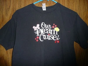 OUR DREAM CRUISE BLACK T SHIRT FOR DISNEY CRUISESIZE XL YOUTH - Picture 1 of 1
