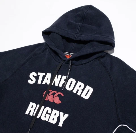 Stanford Rugby Hoodie Men's Large Canterbury Cardinal Team Issue Black Pullover Cover