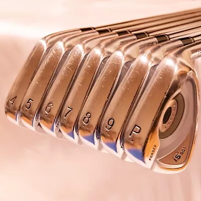 Golf Club IRONS PRGR is3 501 SET of 7 #4-9.P Dynamic gold s200 Steel Shaft Sflex - Image 1 of 4