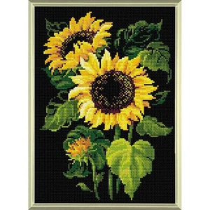 Riolis AM0006 Embroidery Diamond Sunflowers 27 X 38 CM - Bild 1 von 7