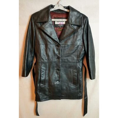 Wilson Pelle Studio Thinsulate Ultra  Leather Jacket. Women's Medium. Brown - Image 1 of 4