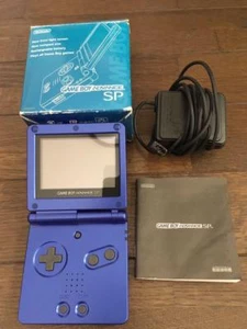Nintendo Game Boy AdvanceSP BLIUE w/box from jAPAN - Picture 1 of 3