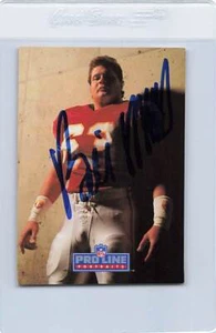 1991 Pro Line Portraits #229 Bill Maas Chiefs Signed Auto *K6955 - Picture 1 of 2