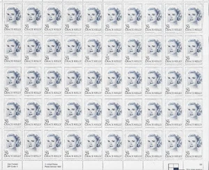 US Grace Kelly 29c Stamp Sheet Scott #2749 - Picture 1 of 1