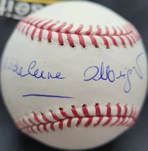 Madeleine Albright Signed Baseball ROMLB Secretary Of State RARE Auto - Bild 1 von 4