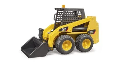Bruder Cat Skid Steer Loader 1 16 Scale Yellow Construction Toy Made in Germany - Image 1 of 4