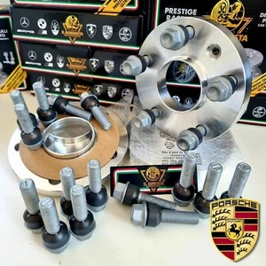 KIT 4 DISTANZIALI DA 16+16MM + BULLONI OEM PER PORSCHE CAYENNE 9PA/9YA/92A/92AN - Picture 1 of 5