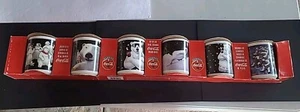 1996 Coca Cola Set of 6 16oz Polar Bear Ceramic Mugs New in Box Some Wear On Box - Picture 1 of 7