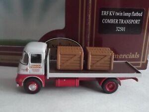 EFE 32501, ERF KV 4 wheel Flatbed Truck, Comber Transport, Piltdown, Uckfield