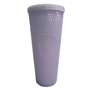 Vaso con tachuelas 3025 Starbucks Holiday blanco lila helado 24 oz - Imagen 1 de 4