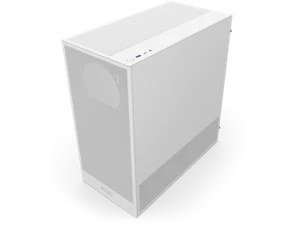 NZXT H Series H5 Flow 2024 Edition ATX Mid Tower Chassis All White Color - Afbeelding 1 van 12