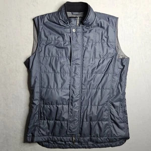 Herno Vest Mens 62 (US 52) Navy Blue Full Zip Lined Outdoor Made In Italy - Picture 1 of 10