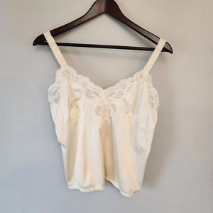 Bali Studio ivory lingerie lace sleep top size 42 - Picture 1 of 8