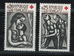 FRANCE 1961 Very Fine MH Semi Postal Stamp Scott # 1018 Red Cross - Picture 1 of 2